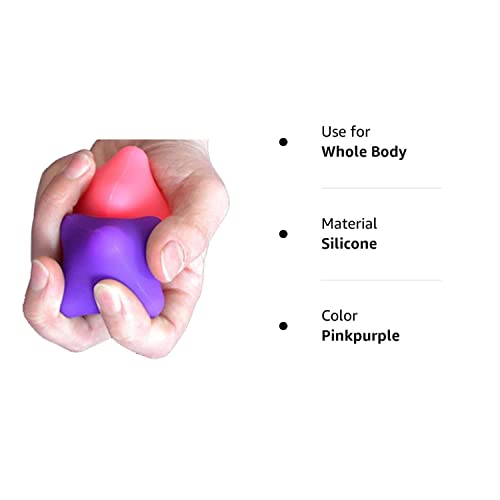 Lolbuy Hand Massage Exercise Therapy Balls-Deep Tissue Trigger Point Self Massage Rehab Reflexology Ball Arthritis Pain Relief Workout For Hands Palm Back Foot Shoulder Body Leg 2Pcs(Pack Of Two) #TOP7