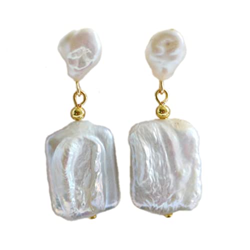 Boucles d'oreilles perles blanches pour illuminer vos tenues