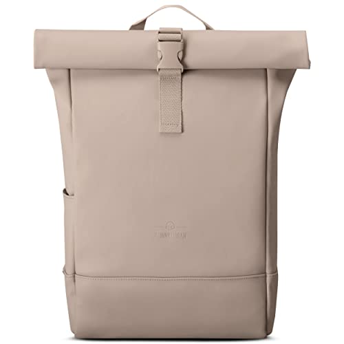 Johnny Urban Rucksack Damen Beige - Harvey Medium - Rolltop Mit Laptopfach für Uni...