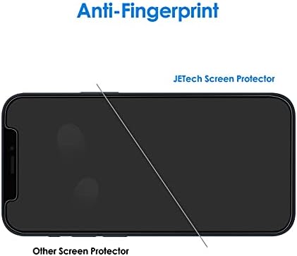 JETech Screen Protector Compatible with iPhone 12/12 Pro 6.1-Inch, Tempered Glass Film with Easy-Installation Tool, 2-Pack