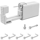 Nose Piercing Kit, SLVIEKAE Self Nose Piercing Gun Nose Piercing Kit Tool Disposable Piercing Kit (White)