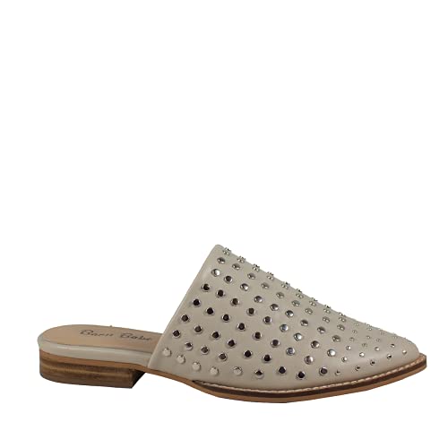 Arider Aridergirl Etta Women Studded Mules (Beige, 6) #TOP3