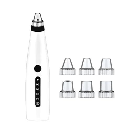 Limpiaporos Facial - Máquina de Succión para Espinillas con 6 Boquillas & 5 Niveles de Potencia, Dispositivo de Vacío USB para Eliminar Puntos Negros y Acné, Limpieza Profunda de Piel Grasa Limpiaporos Facial - Máquina de Succión para Espinillas con 6 Boquillas & 5 Niveles de Potencia, Dispositivo de Vacío USB para Eliminar Puntos Negros y Acné, Limpieza Profunda de Piel Grasa