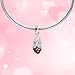 BIZK 925 Sterling Silver Charm Fits Bracelets and Necklaces Charms for Women Fashion Jewelry for Women, Lover, Mother and Friend (Heart Cardiac)