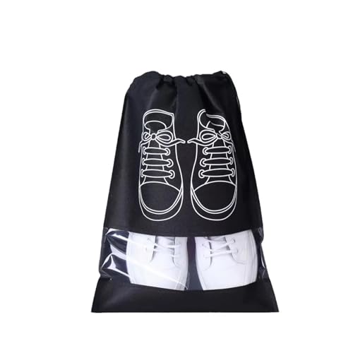 Bolsa almacenamiento zapatos organizador viaje con cordon colgante armario tela no tejida L