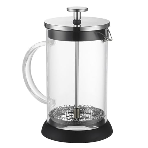 HINTRMENT Cafetera de Prensa Francesa de Acero Inoxidable de 350 Ml Filtro Resistente al Calor y Diseño Fácil de Lavar para Uso Doméstico