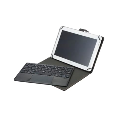 WE Etui Tablette + Clavier Bluetooth Etui Universel 12-13'' Compatible Android/iOS/Windows Noir-Gris