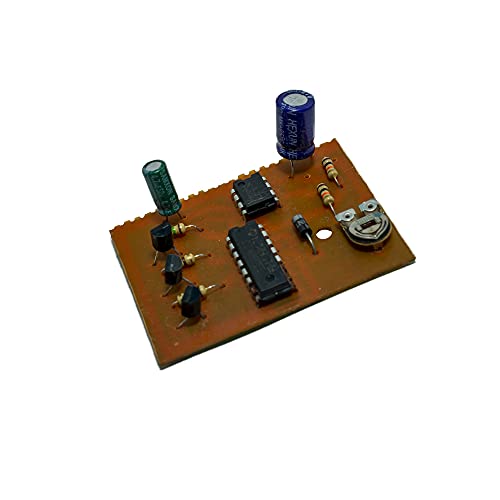 Ovicart 555 Timer IC 3 Channel LED Chaser Adjustable Speed Decad Counter Circuit with CD4017