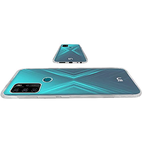 Image of COVERBLACK Rubber Back Cover for Micromax in 1 - E6746 - Transparent