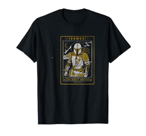 T-shirt Star Wars Mando Astro Tarot motif vintage imprimé haute définition