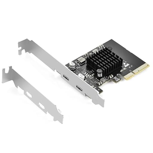 ELUTENG USB C Tarjeta PCIe 2 Puertos 2 x 10Gpbs Compatible con PCIE X4/X8/X16, PCI-E X4 Tipo-C 3.2 Gen2 20gbps con Disipador de Calor de Gran Area para Windows 11/10/8/7/XP | Ya disponible en tu tienda friki favorita! En mundofriki.es! ELUTENG USB C Tarjeta PCIe 2 Puertos 2 x 10Gpbs Compatible con PCIE X4/X8/X16, PCI-E X4 Tipo-C 3.2 Gen2 20gbps con Disipador de Calor de Gran Area para Windows 11/10/8/7/XP | Ya disponible en tu tienda friki favorita! En mundofriki.es!