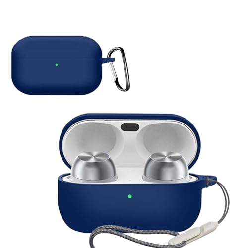 For Technics EAH-AZ100 �P�[�X �J�o�[ �i�J���r�i�t��+�X�g���b�v�t�� �j �V���R�����[�P�[�X �����h�~ �L�Y�h�~ �ϏՌ� �����[�d�\ �h�� �h�o Technics EAH-AZ100 �p �P�[�X �J�o�[�i�u���[�j