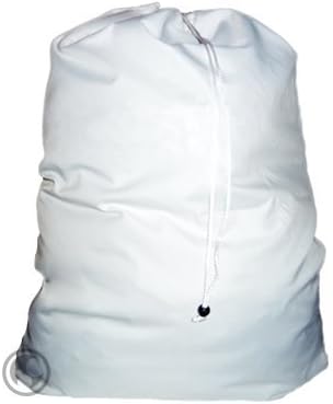 Large Heavy Duty Drawstring Laundry Bags White