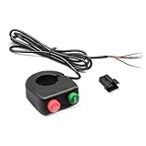 HUDAMZKY WUXING DK226/DK11 Electric Bike Scooter Light Switch 24V/36V/48V/60V/72V Ebike Lamp and Horn Switch (DK11)