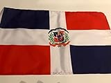 Dobladillo hueco lateral Dom Rep DomRep - Bandera de República Dominicana (30 x 45 cm)