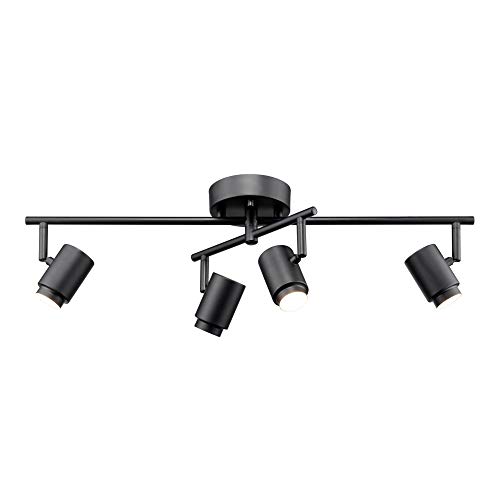 Globe Electric Walton 4-Light 29W Integrated LED Track Lighting, Matte