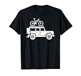 Mountain Bike on Top of Car Bike Rack - MTB Shirt