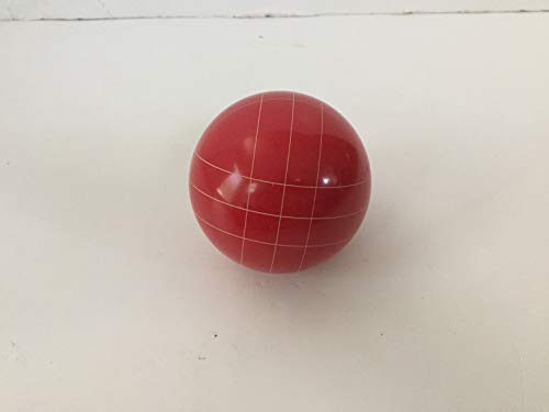 BuyBocceBalls Listing - Replacement Bocce Ball - 107mm - Red with Straight line Pattern