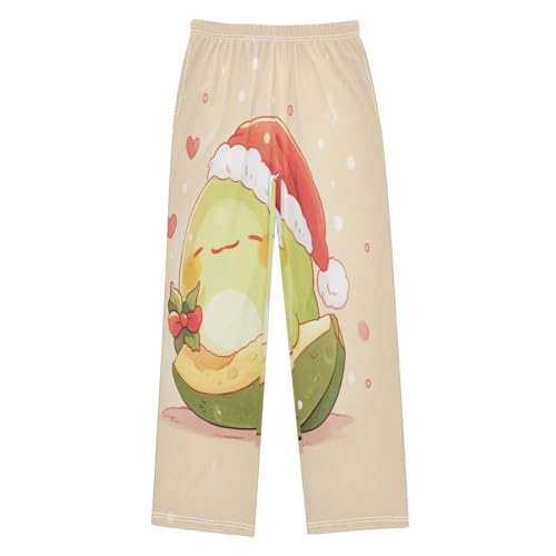 visesunny Boys' Pants Loose Lounge Jogger Bottom Pants Elastic Waist Pattern Long Bottoms Trousers with Tow Pockets Size S-XL