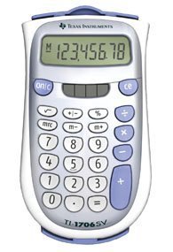NEW TEXAS TI-1706SV 8 DIGIT - BASIC HANDHELD CALC (Office Supplies)