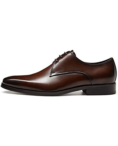 Image of Mens Oxford Shoes Genuine Leather Dress Shoes