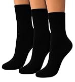Winterlace Womens Premium Soft Crew Socks, 3 Pairs Bamboo Rayon Viscose Thin Trouser Dress Socks Bulk Pack