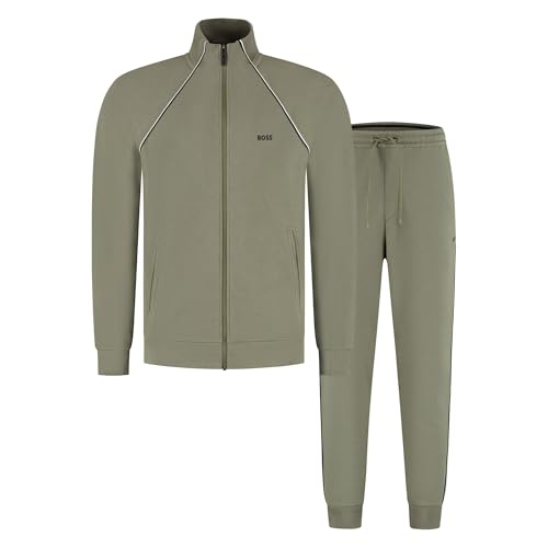 BOSS Men's Sweatshirt, Dark Beige 257, 3XL