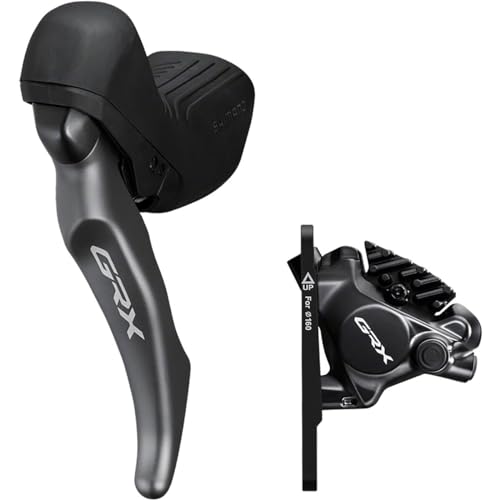 SHIMANO Grx Rx820 Brake Lever/Disc Brake Caliper Black, Left/Front