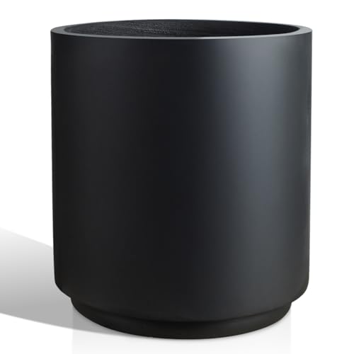 Heyzier 16-Inch Round Concrete Planter