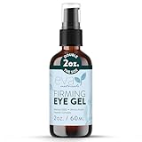 Eye Gel - Larger Size 2 oz Bottle - Best Firming Eye Cream Treatment for Dark Circles, Puffy Eyes, Crow's Feet, Fine Lines & Under Eye Wrinkles by Eva Naturals