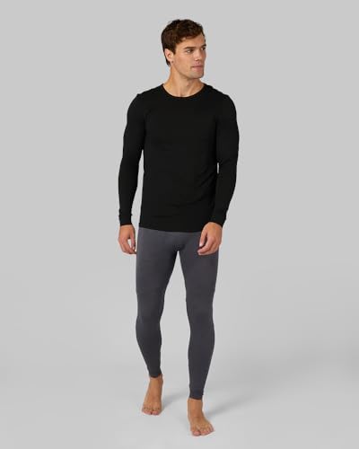 32 Degrees Heat Men's Lightweight Crew Baselayer Top | Form Fitting | Long Sleeve| 4-Way Stretch | Thermal4