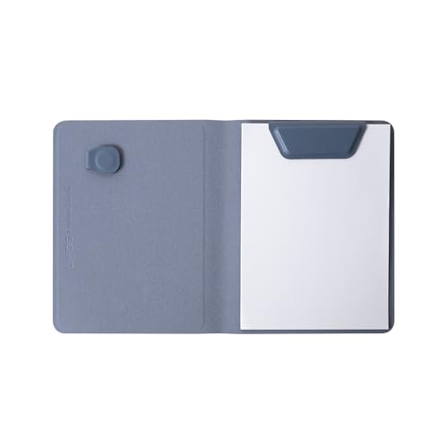 LHiDS A6 Magnetic Padfolio Organizer with Pen Holder & Notepad – Compact Magnetic Notebook Folder for Quick Notes, Work, Study – Midnight Blue