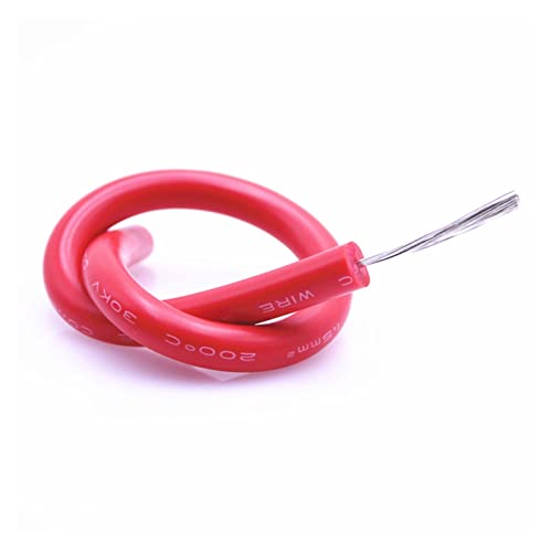 TCVCTNMZTX Cavo ad alta tensione del filo di accensione da 0,5 mm .75 .75mm 1.0mm qualità Filo elettrico(1m,0.75mm OD 8mm)