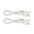 Charger Cord Replacement for Finishing Touch Flawless Legs Shaver Women Electric Trimmer - 5V USB Power Cable (2-Pack) (NOT for Flawless body razor and Flawless Nu razor)
