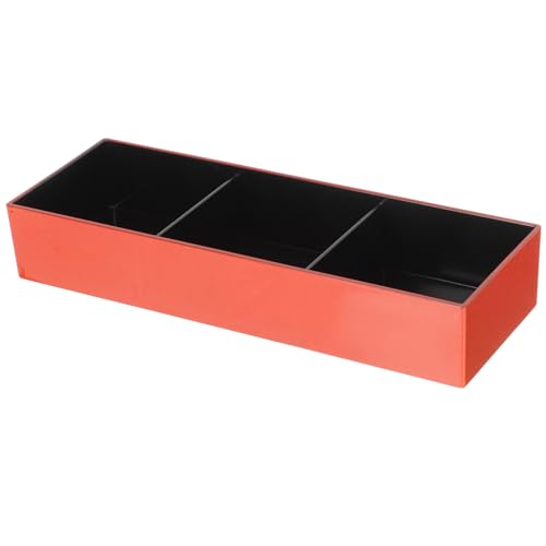 Plato japonés para sushi 21.5x7.5x3.7 cm rojo miniatura 1