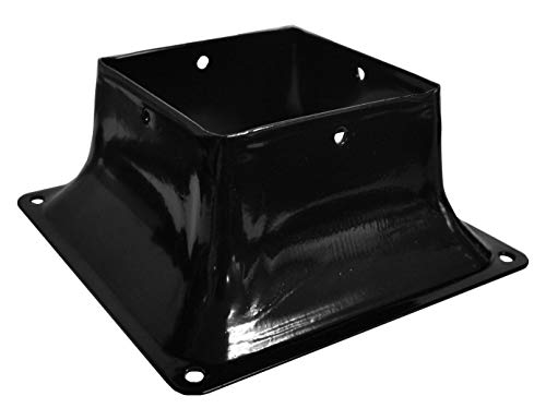 Pylex Base 44 Post Base, Black