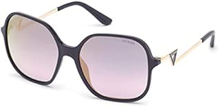Guess Oversized Sunglasses for Women - Purple Lens, GU7605-83C-59