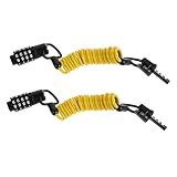 Milisten Bike Lock Kabelschloss Mit Passwort Dehnbar Für Fahrräder Motorräder Gepäck Und Vielseitige Diebstahlsicherung Für Outdoor-aktivitäten