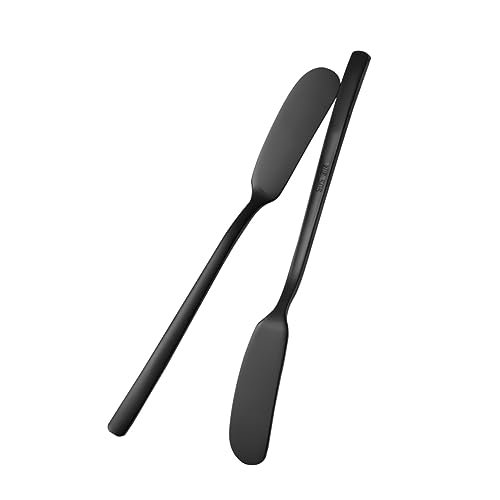 HOLIDYOYO 2pc Stainless Steel Cheese Butter Knife Wiping Jam Blade Cheese Slicer Multi-purpose Butter Slicer Tool