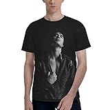 QNNEL Ian Somerhalder T Shirt Mens Fashion Casual Lightweight Round Neck Short Sleeve Basic Tee Shirt Black