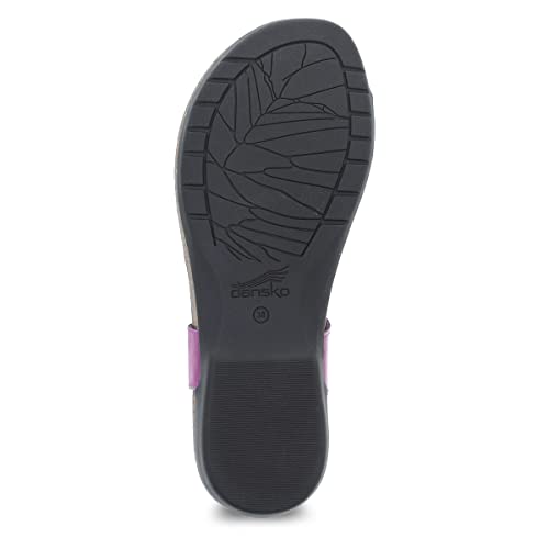 Image of Dansko Reece Sandal for Women - Memory Foam and Cork Footbed for Comfort and Arch Support - Lightweight Rubber Outsole for Long-Lasting Wear with Hook & Loop Strap