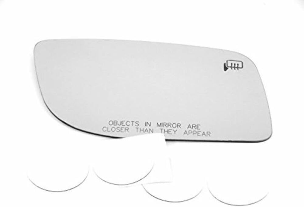 Fits 2009 LINC MKS, Heated Right Passenger Side Mirror Glass Lens w/Adhesive