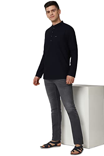 Image of Peter England Men's Cotton Regular Fit Regular Kurta