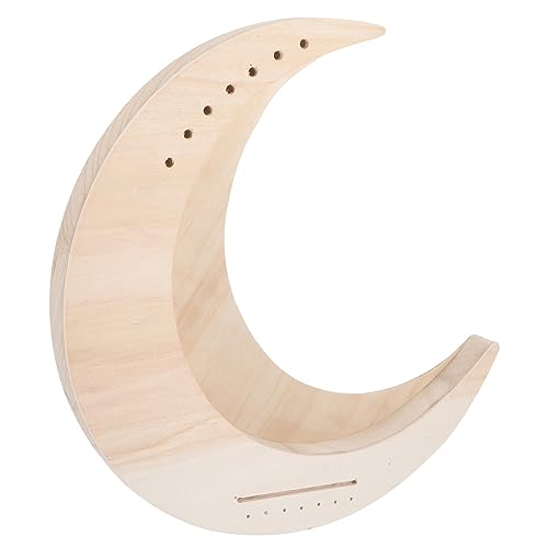Holibanna 7 String String Lyre Harp Portable Moon Shaped String Instrument for Beginners Easy to Assemble present for Music Lovers and Creative Performances