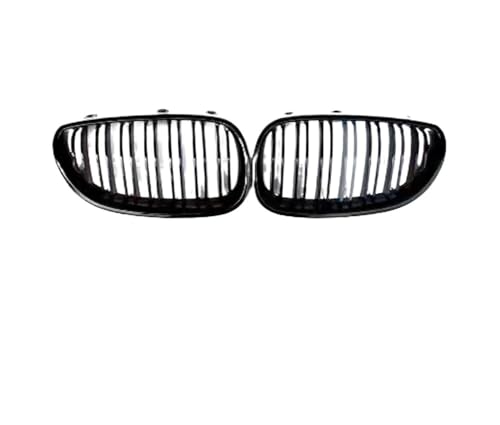 Grille pare-chocs Série 5 M5 2003-2010 calandre avant maille capot double ligne noir mat