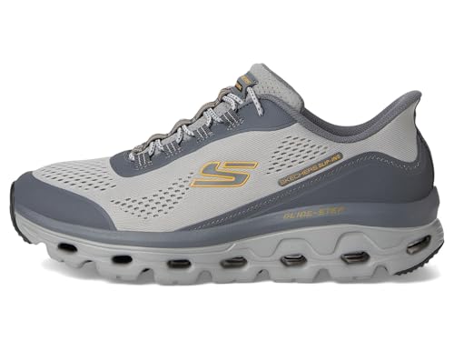 Image of Skechers Men's Glide-Step Sole Hands Free Slip-in Sneaker, Grey, 11 Wide