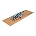BoarderKING Indoorboard Wave - Balance Board für Indoor-Surfen und Skaten, Gleichgewichtsboard für NeuroMuscular Response Training, inkl. Schutzmatte, Blüten