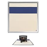Kiln Firepit mat, Fireproof mat for firepit, Deck Fire Protection, 47 inches x 47 inches, Protect...