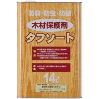 Amazon | 木材保護材 (油性)タフソート 14L | 塗料缶・ペンキ