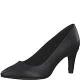 Schuhweite : Medium s.Oliver Damen Pumps aus Kunstleder Spitz Schwarz (Black), 42